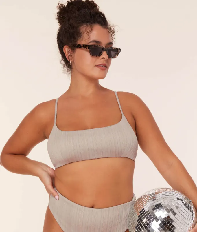 The Fiji Bikini Top - Sparkle - Disco sold by Andie