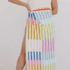 Rainbow Stripe Sarong sold by Andie