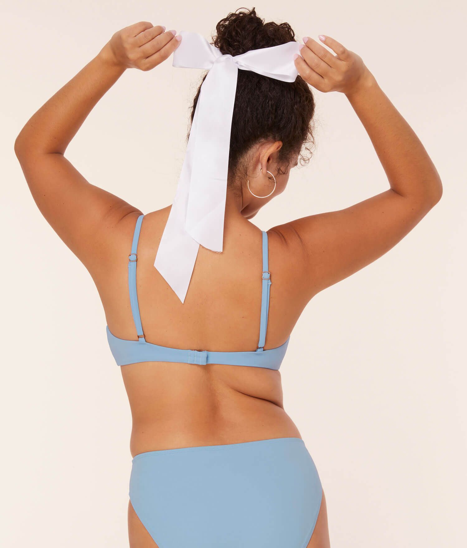 The Santorini - Top - Eco Nylon - Sky sold by Andie product image thumbnail 3