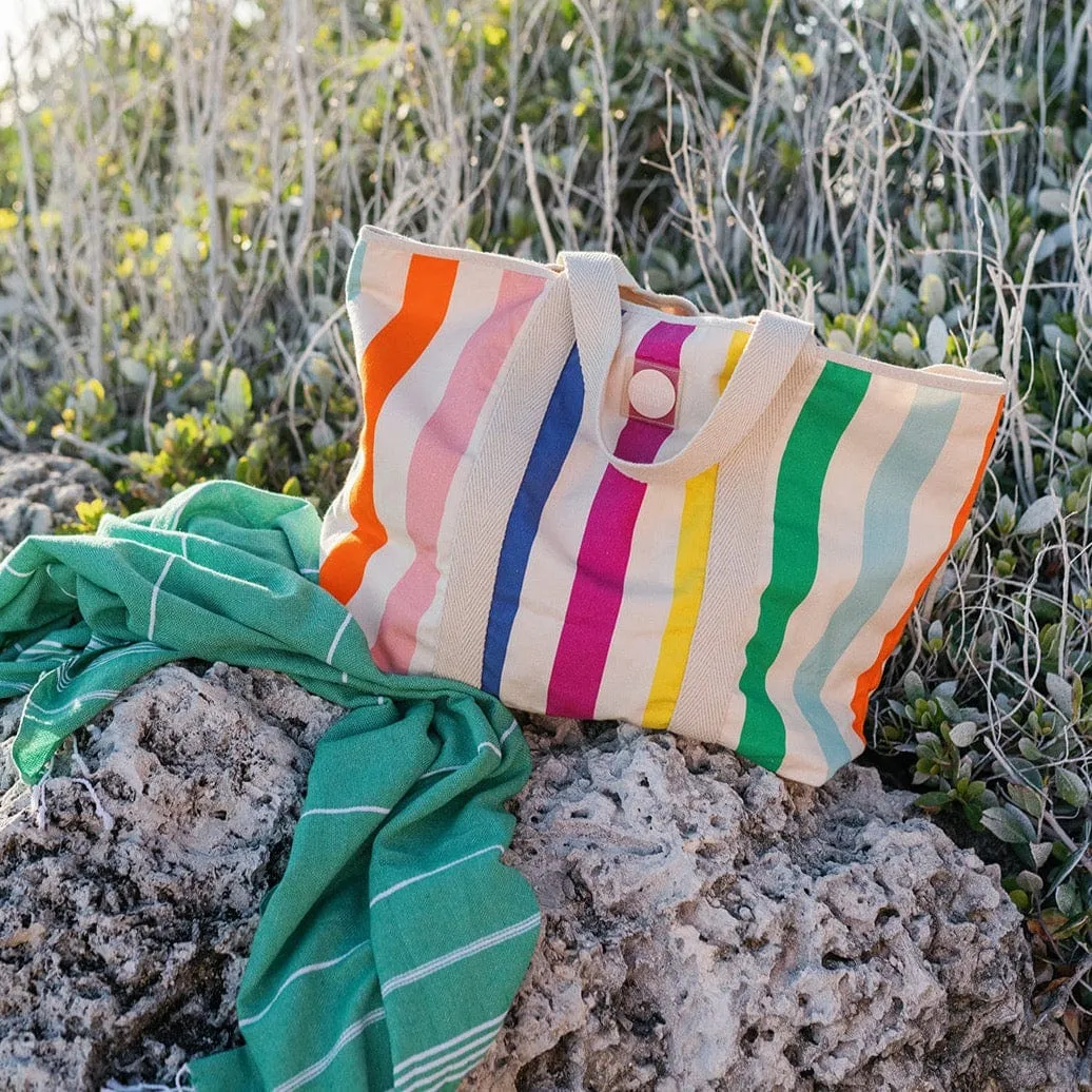 Large Rainbow Tote sold by Andie product image thumbnail 3