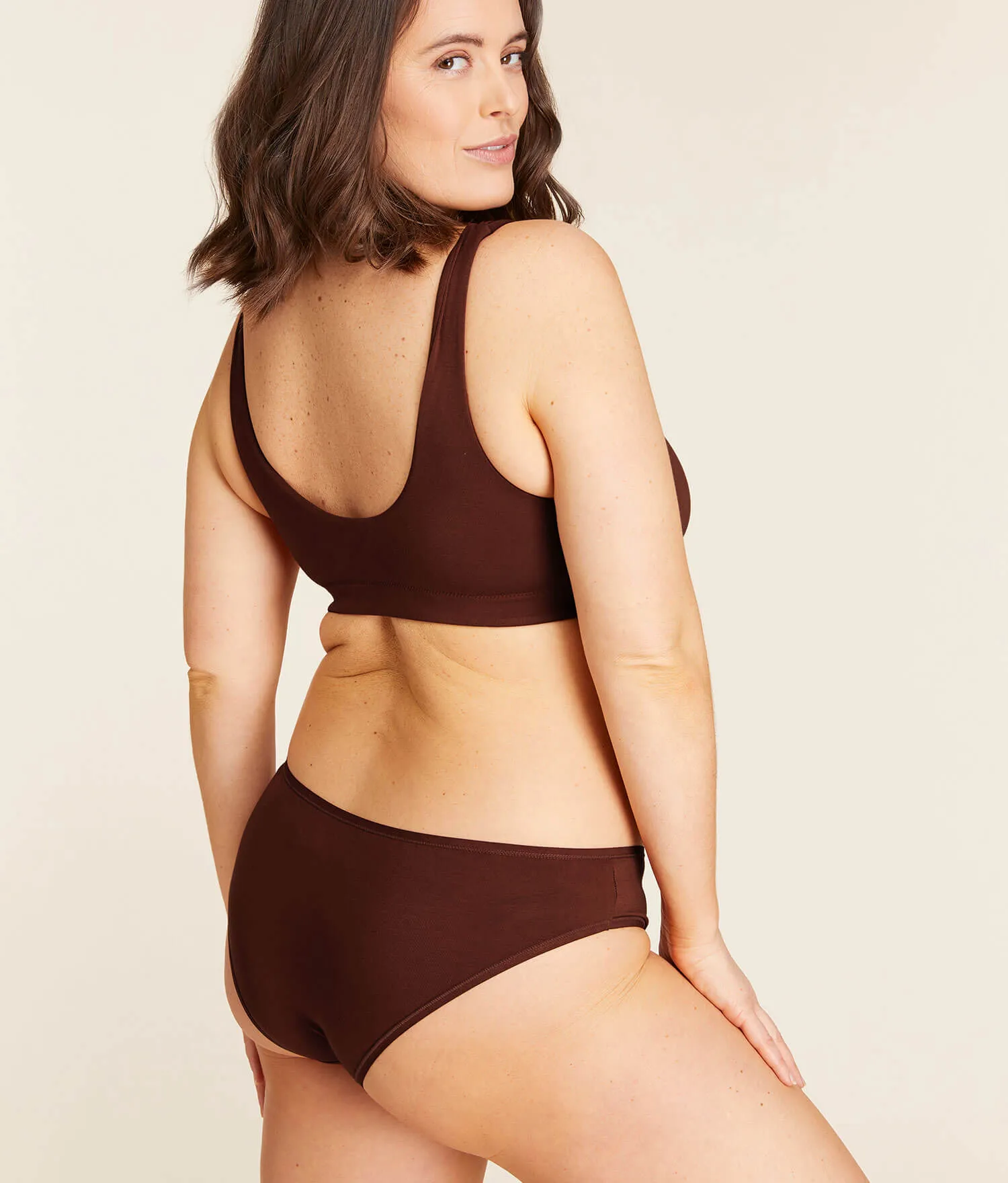 The Bikini Panty - Rayon - Earth sold by Andie product image thumbnail 2