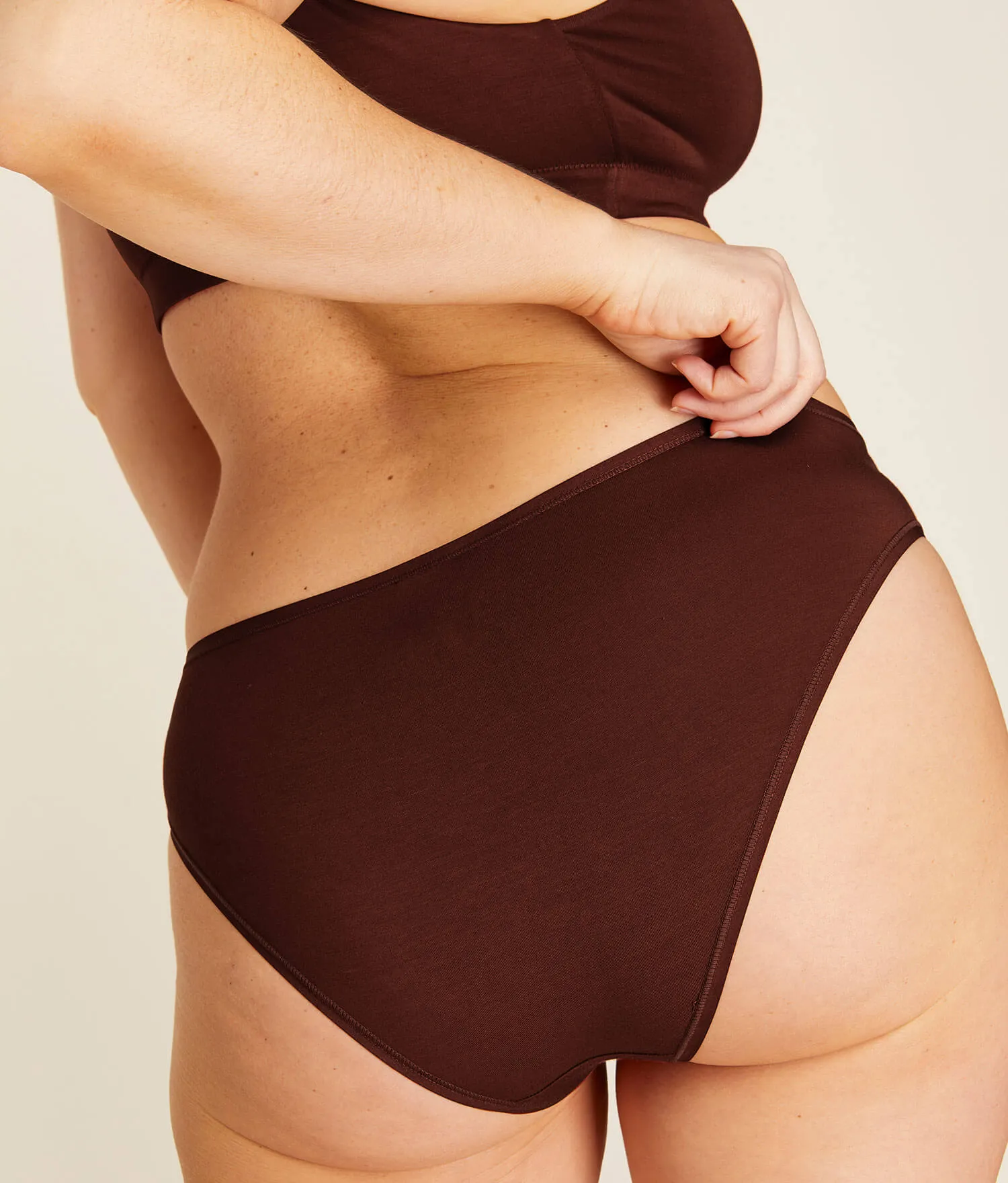 The Bikini Panty - Rayon - Earth sold by Andie product image thumbnail 4