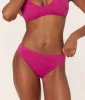 The Classic Bikini Bottom - Textured Floral - Lava sold by Andie