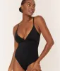 The Lanikai One Piece - Eco Nylon - Black - Long Torso sold by Andie
