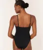 The Lanikai One Piece - Eco Nylon - Black - Long Torso sold by Andie