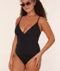 The Lanikai One Piece - Eco Nylon - Black - Long Torso sold by Andie