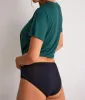 The High Waist Hipster Panty - Cloud - Black sold by Andie