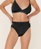 The High Waist Hipster Panty - Cloud - Black sold by Andie