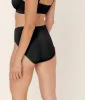 The High Waist Hipster Panty - Cloud - Black sold by Andie