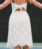 The Mona Skirt - Eyelet - White sold by Andie
