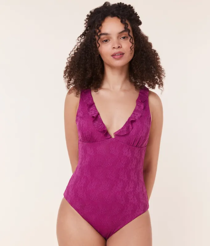 The Nemale One Piece - Floral Lace - Aurora - Classic sold by Andie