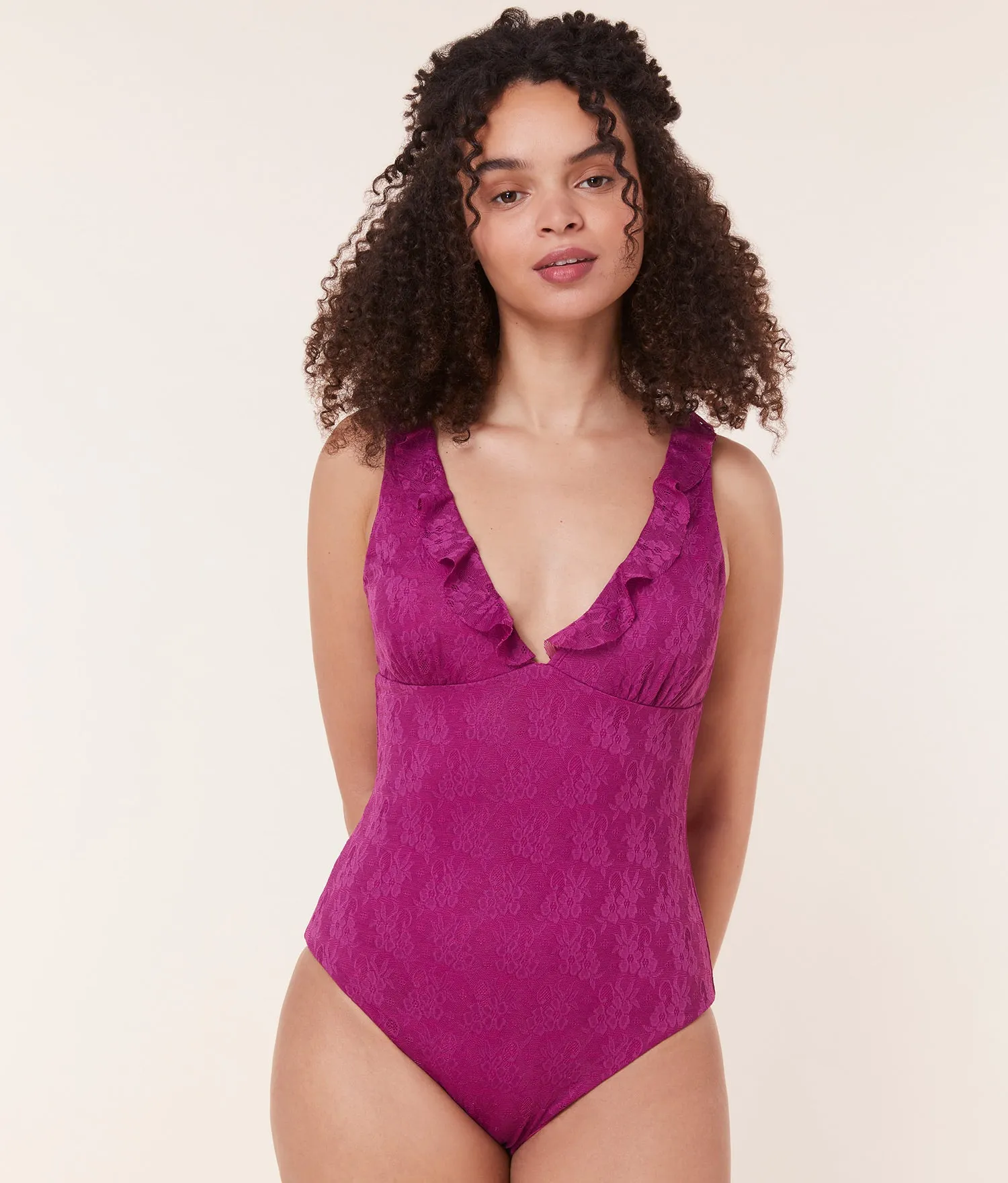 The Nemale One Piece - Floral Lace - Aurora - Classic sold by Andie