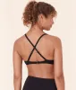 The Valencia Bikini Top - Flat - Black sold by Andie