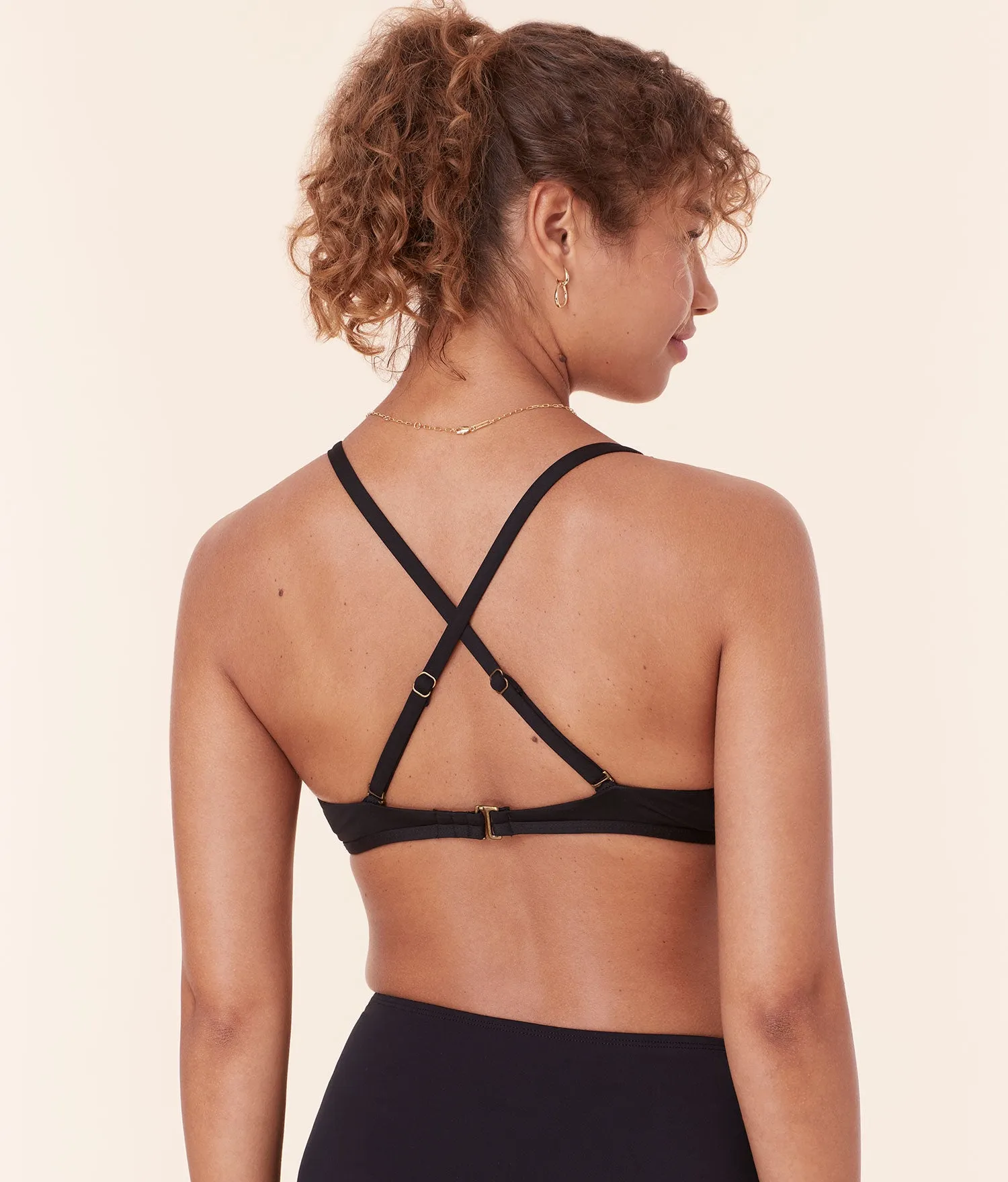 The Valencia Bikini Top - Flat - Black sold by Andie product image thumbnail 3