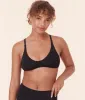 The Valencia Bikini Top - Flat - Black sold by Andie