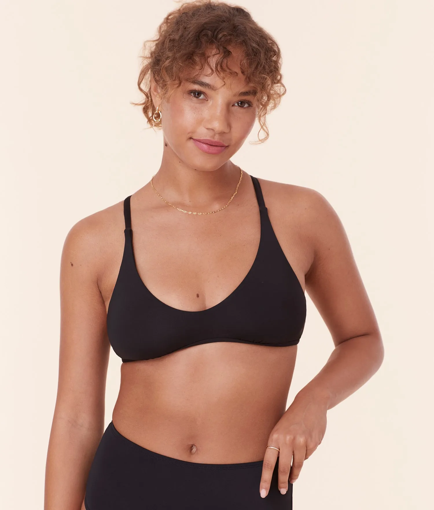 The Valencia Bikini Top - Flat - Black sold by Andie product image thumbnail 2