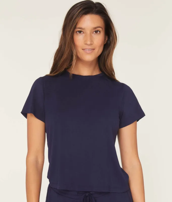The Classic Tee - Bamboo Jersey - Eclipse sold by Andie