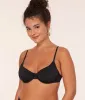 The Bermuda Bikini Top - Eco Nylon - Black sold by Andie