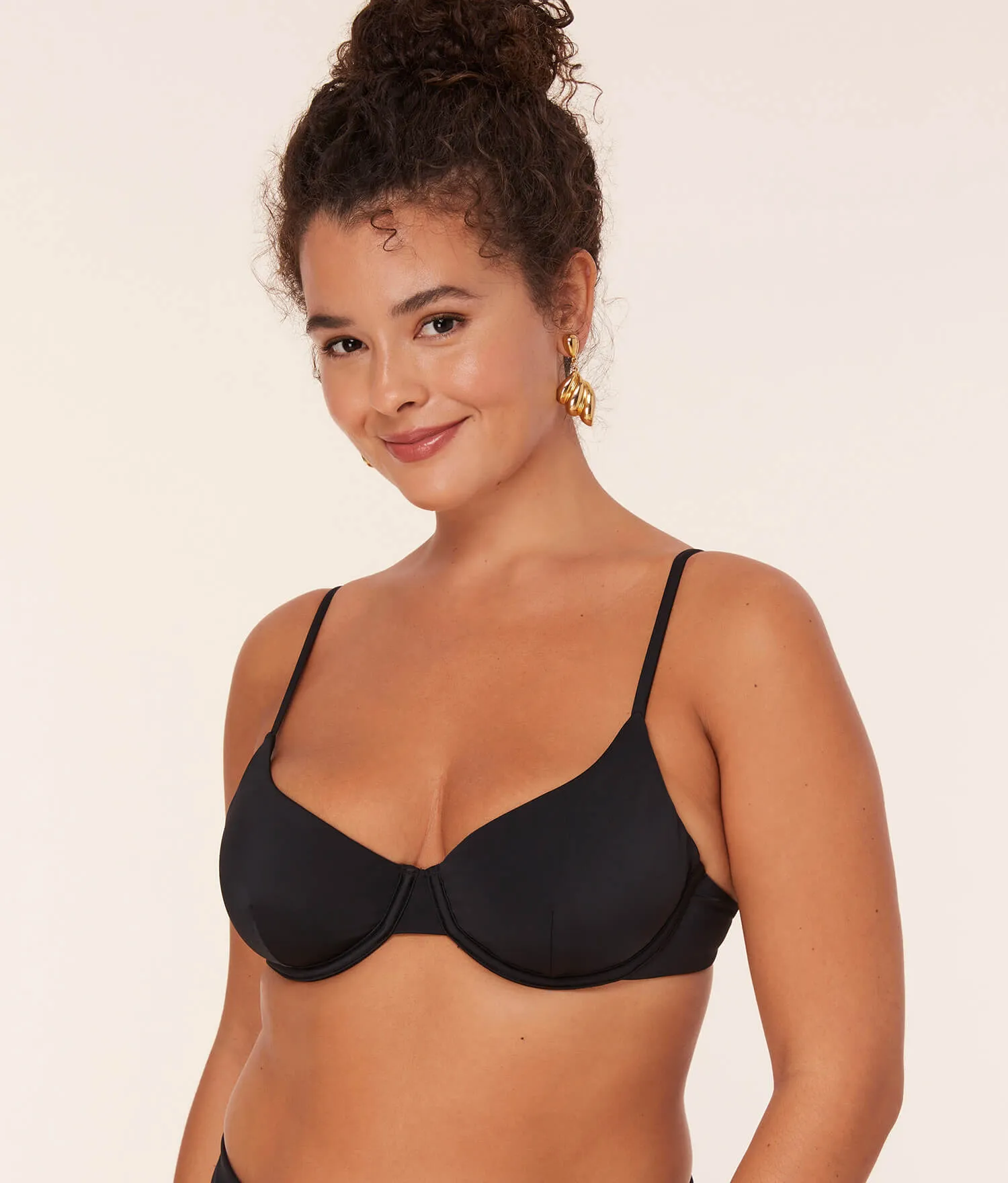 The Bermuda Bikini Top - Eco Nylon - Black sold by Andie product image thumbnail 3