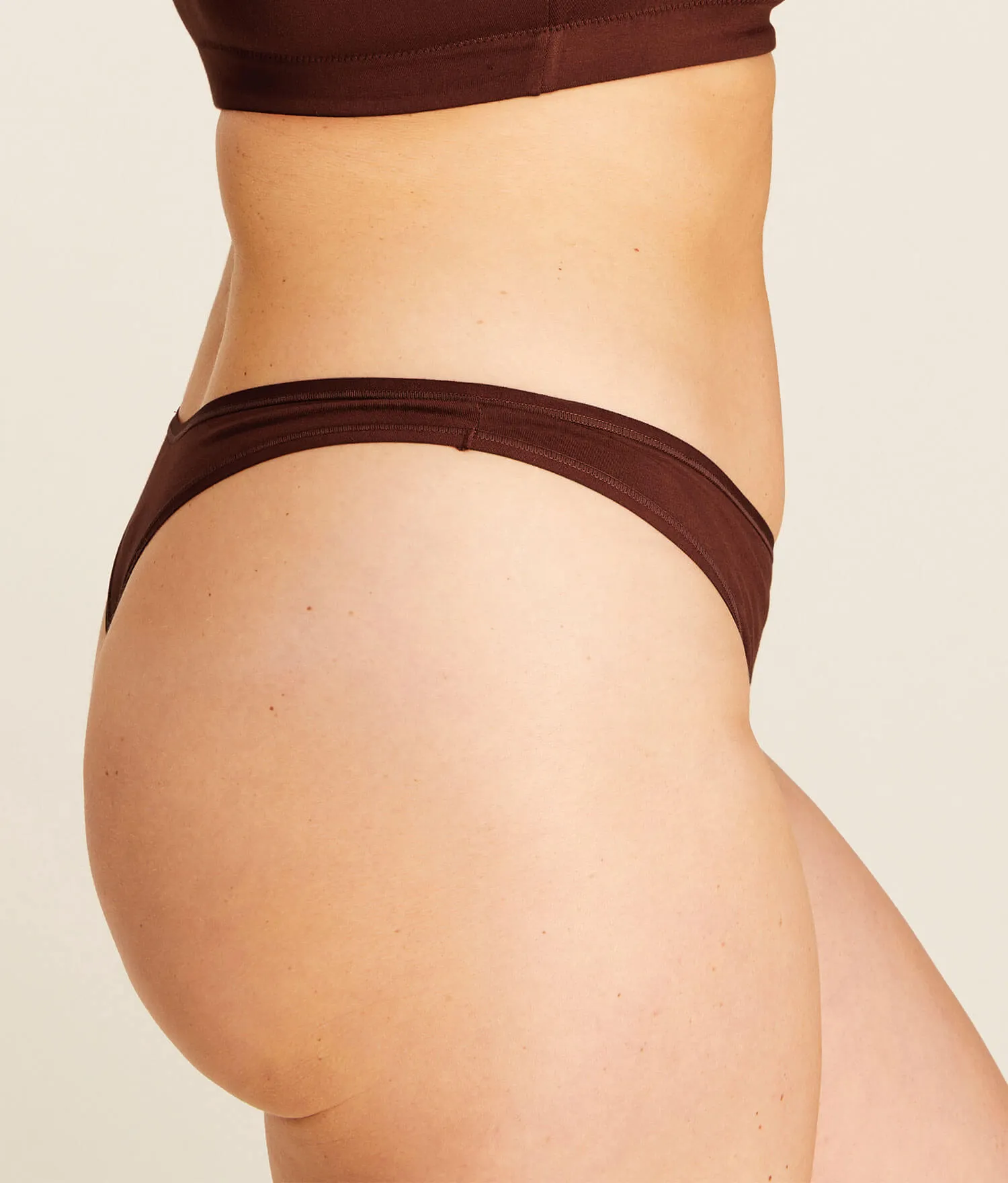 The Thong Panty - Rayon - Earth sold by Andie product image thumbnail 3