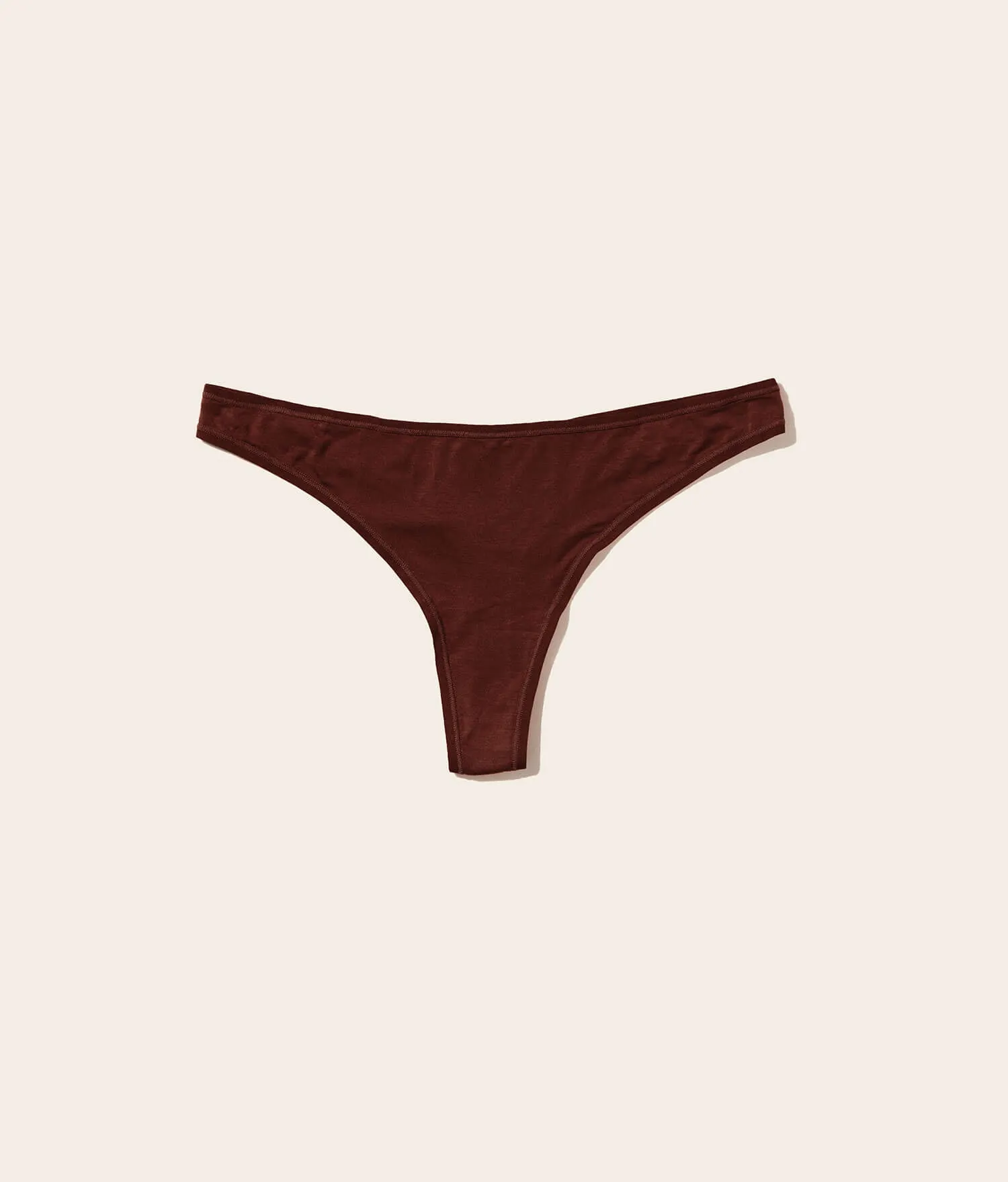 The Thong Panty - Rayon - Earth sold by Andie product image thumbnail 4