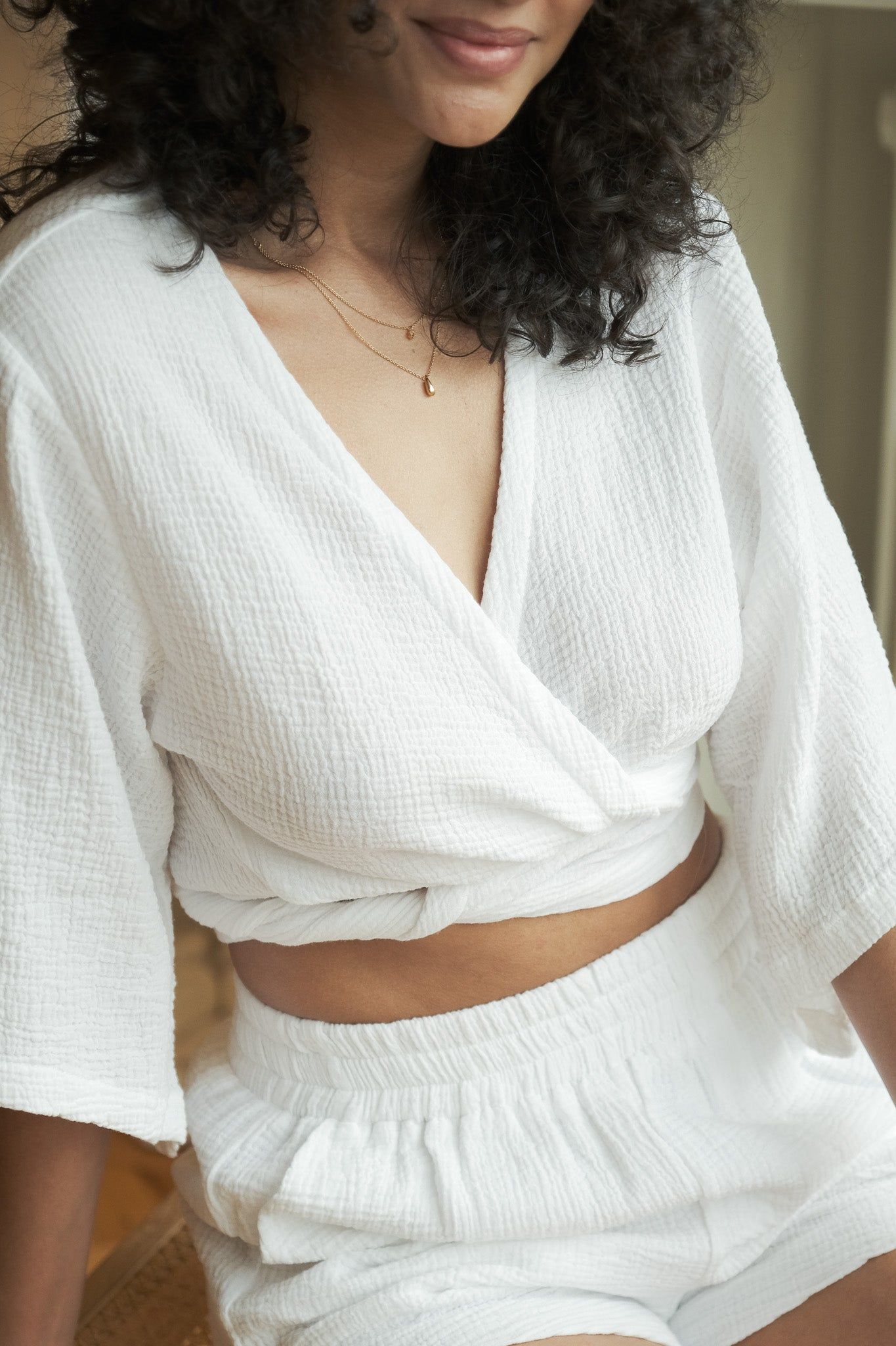 Bali Wrap Top - White sold by Andie product image thumbnail 2