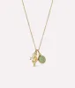 Gold Charm Necklace - Ocean sold by Andie