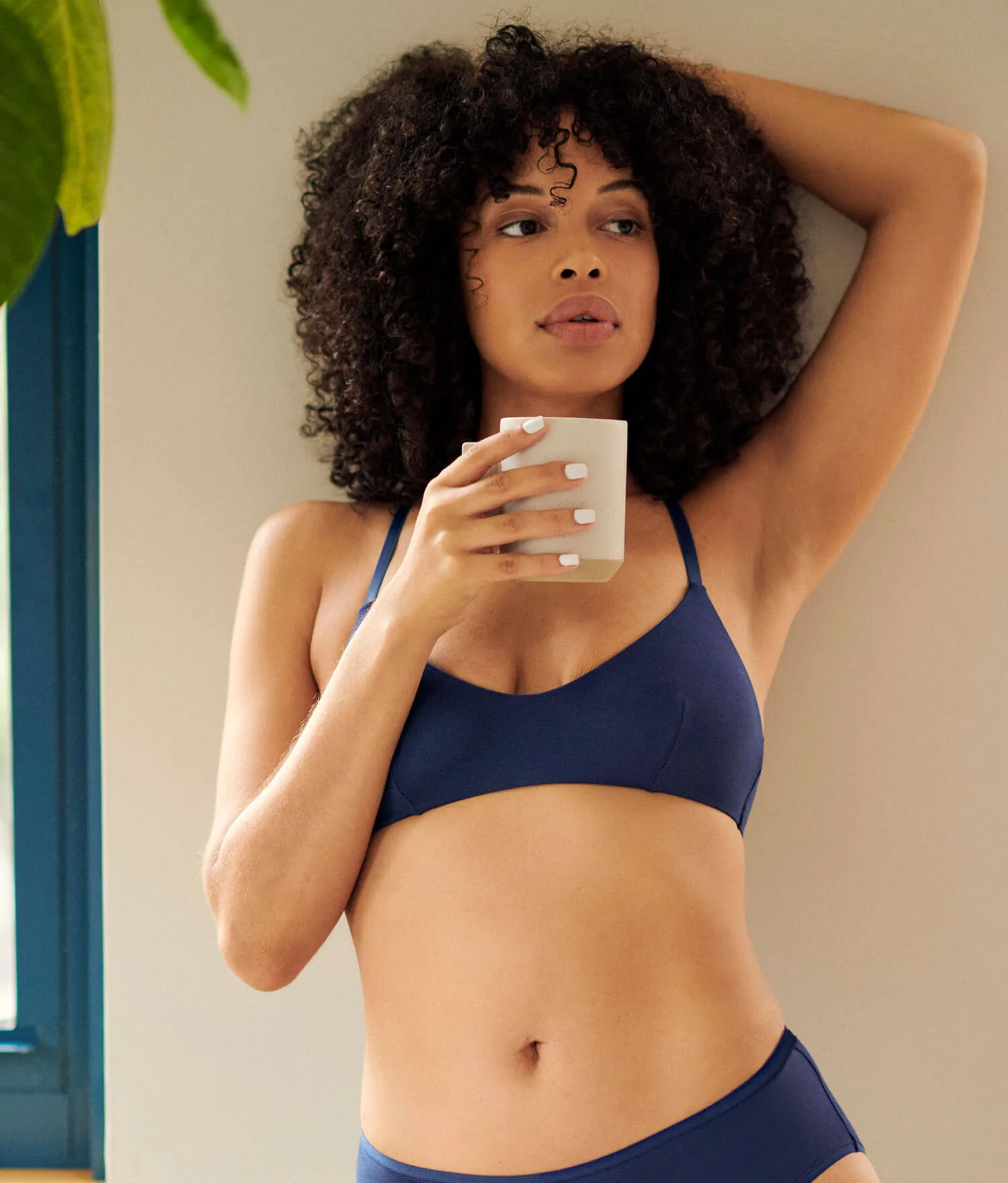 The Plunge Bralette - Rayon - Midnight sold by Andie product image thumbnail 2