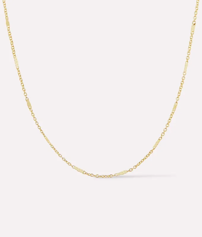 Charlotte Bar Chain Necklace - Ana Luisa sold by Andie
