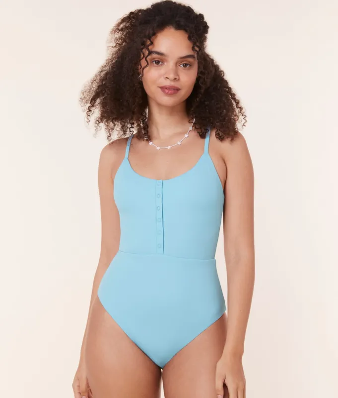 The Snap One Piece - Eco Nylon - Hydrangea - Classic sold by Andie