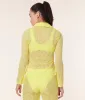 The Suva Top - Floral Lace - Limeade sold by Andie
