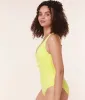 The Mana One Piece - Floral Lace - Limeade - Classic sold by Andie