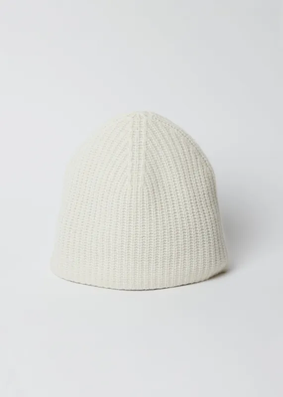 Cashmere Chunky Beanie - Ivory - Hat Attack sold by Andie