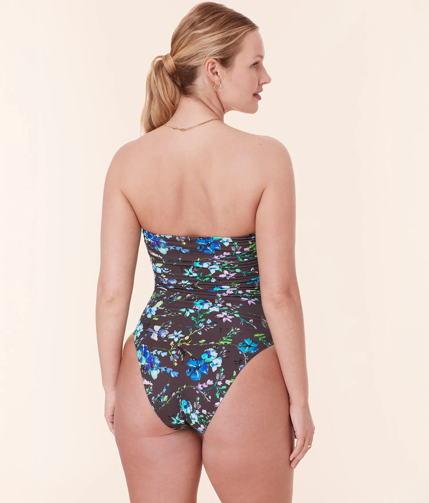 The Pana One Piece - Eco Nylon - Wildflowers - Long Torso sold by Andie product image thumbnail 3