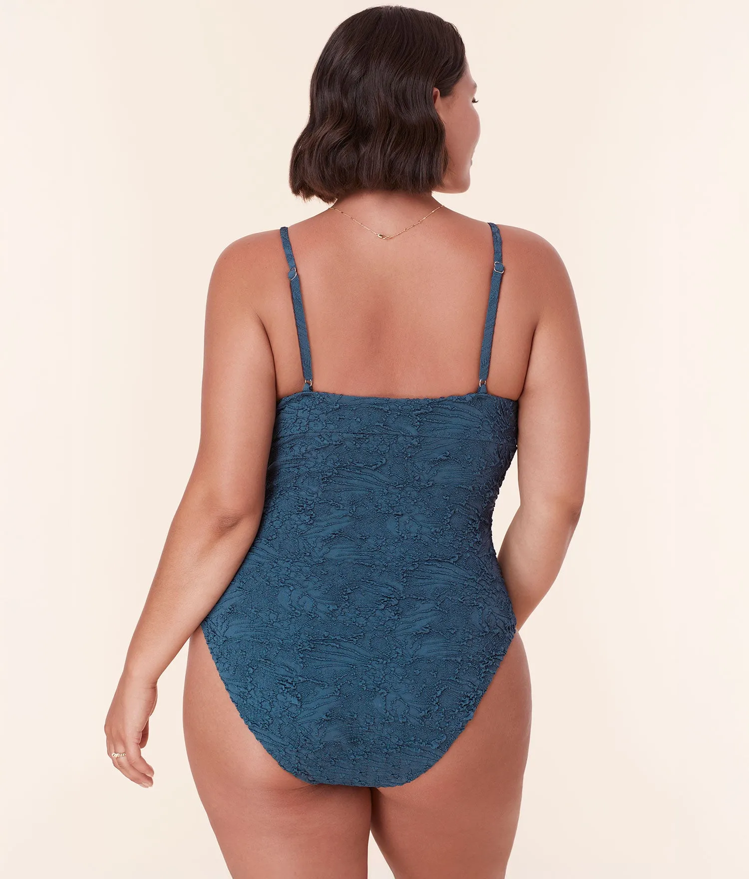 The Lanikai One Piece - Popcorn Floral - Stargazer - Long Torso sold by Andie product image thumbnail 5