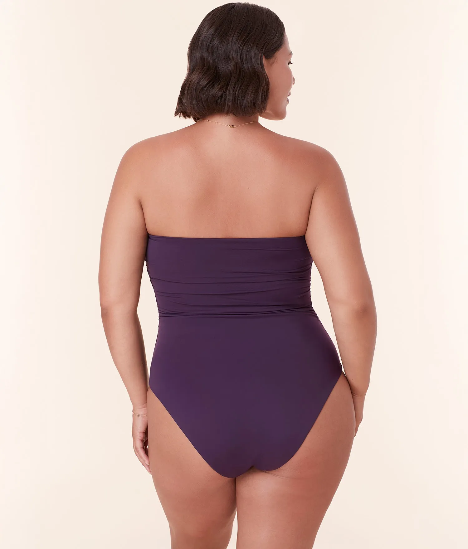 The Pana One Piece - Eco Nylon - Acai - Long Torso sold by Andie product image thumbnail 2