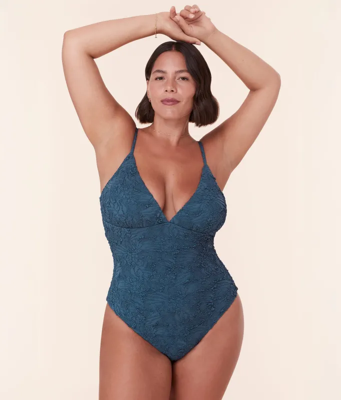 The Lanikai One Piece - Popcorn Floral - Stargazer - Classic sold by Andie