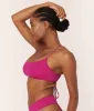 The Fiji Bikini Top - Eco Nylon - Magenta sold by Andie