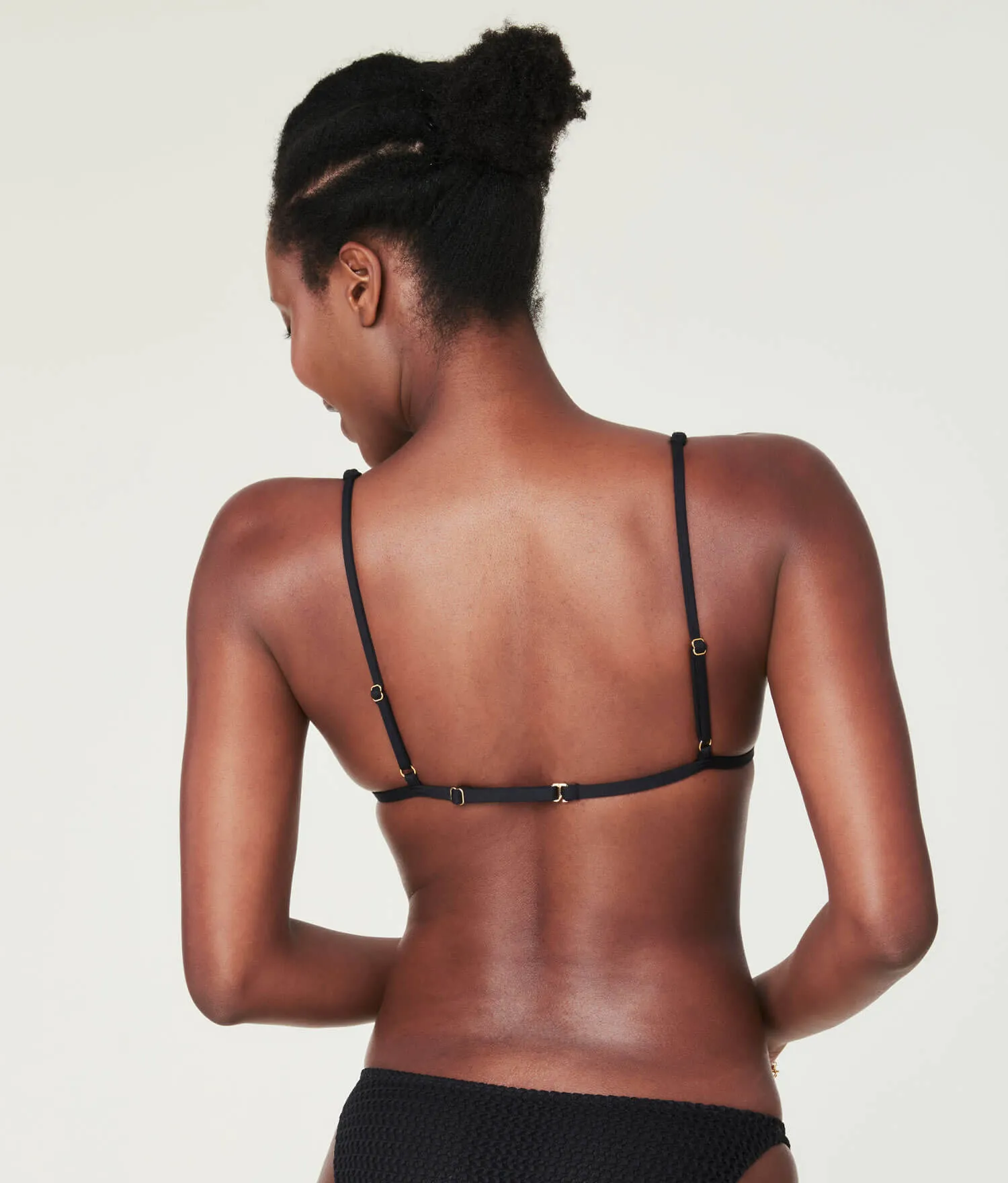 The Tropez Bikini Top - Crochet - Black (Archive) sold by Andie product image thumbnail 3