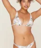 The Tropez Bikini Top - Luxe Flat - White Firework (Archive) sold by Andie