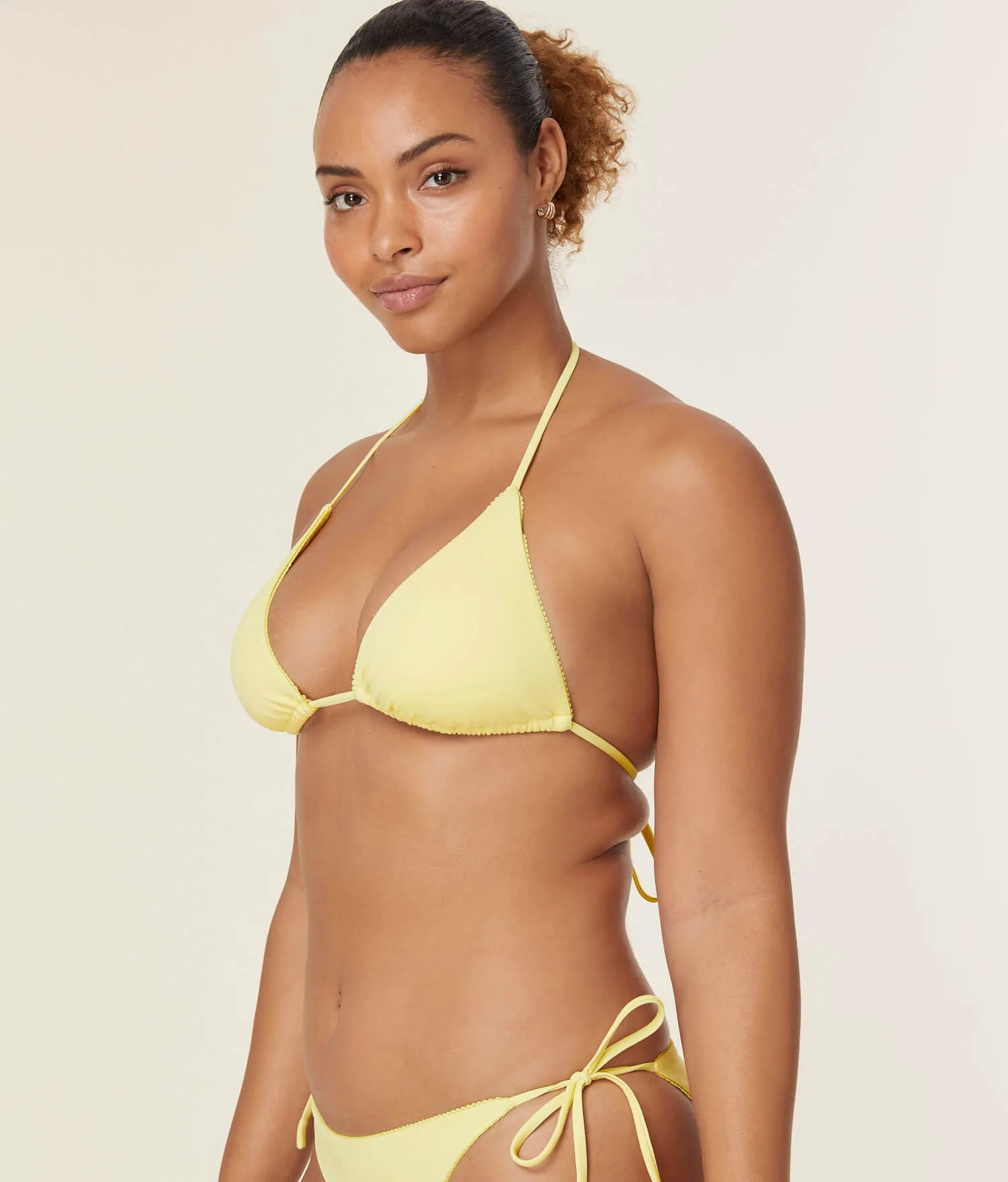The String Bikini Top - Eco Nylon - Zest sold by Andie product image thumbnail 4