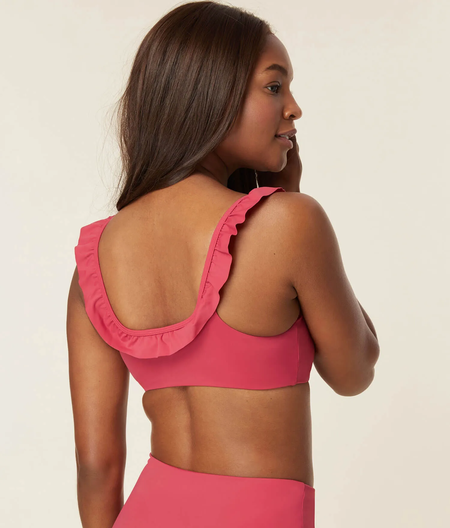 The Hydra Bikini Top - Eco Nylon - Rosette sold by Andie product image thumbnail 3