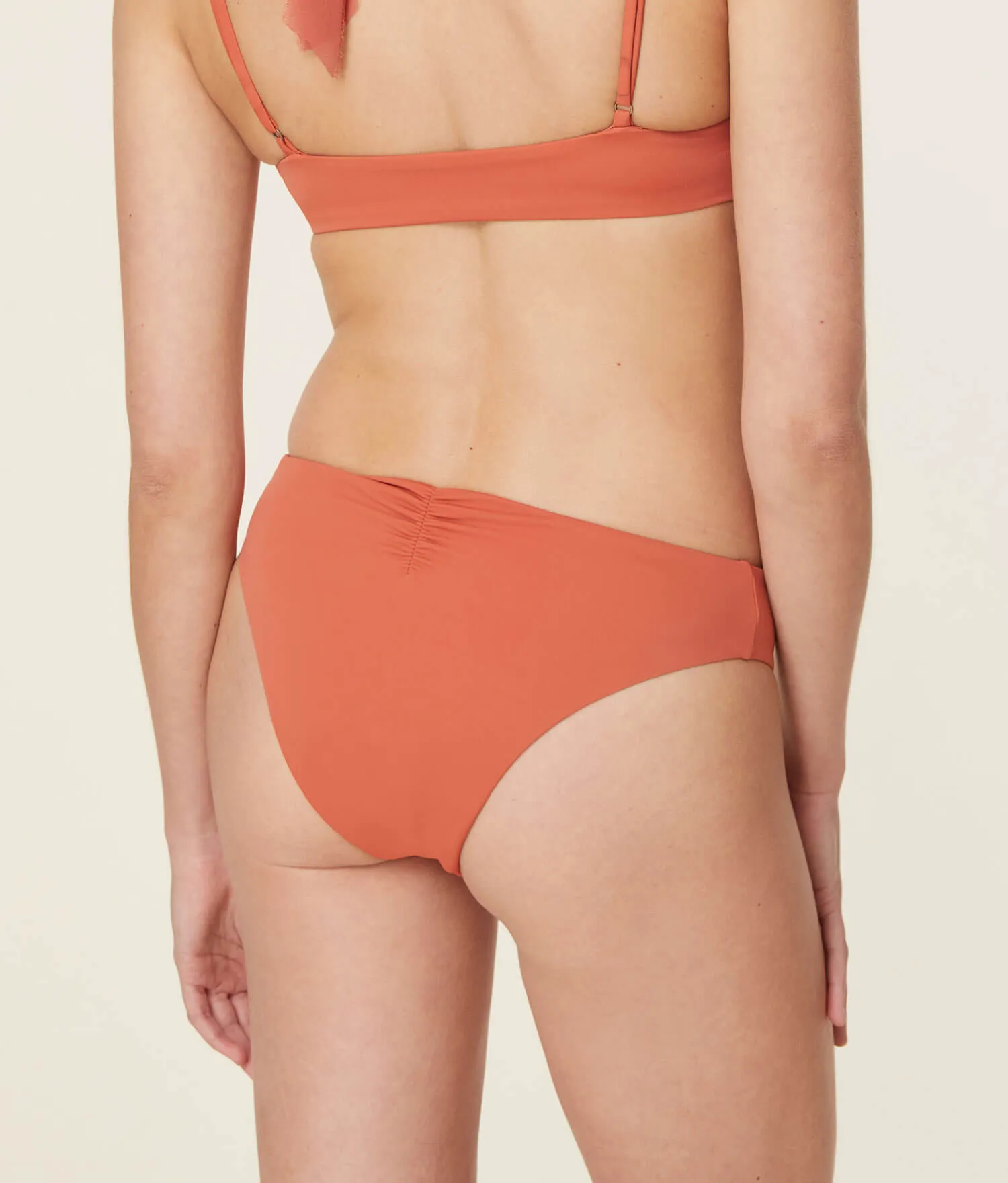 The Symi Bikini Bottom - Eco Nylon - Cedar sold by Andie product image thumbnail 3