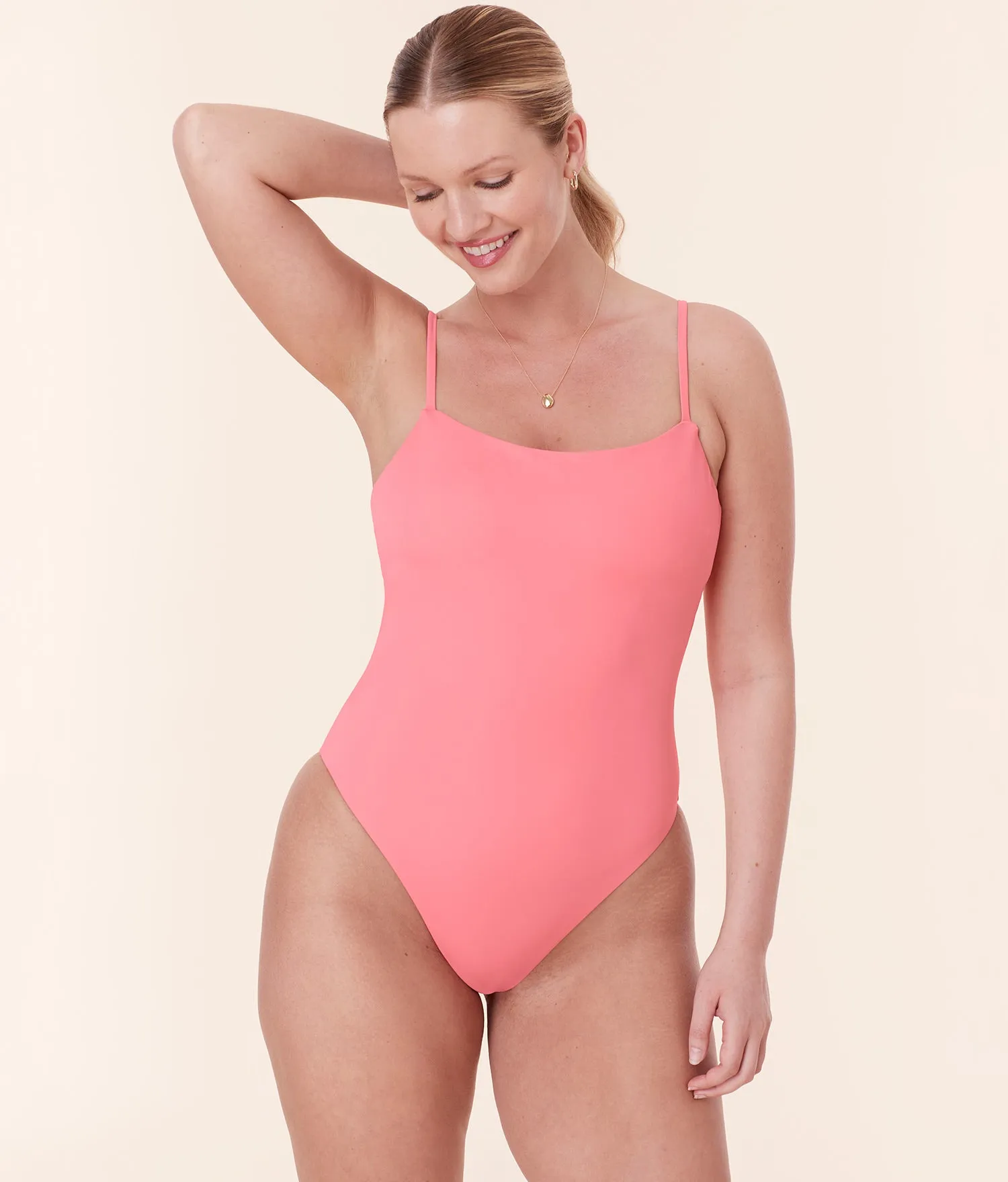 The Cabarete One Piece - Eco Nylon - Petal - Classic sold by Andie