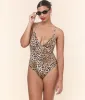 The Lanikai One Piece - Eco Nylon - Leopard - Classic sold by Andie