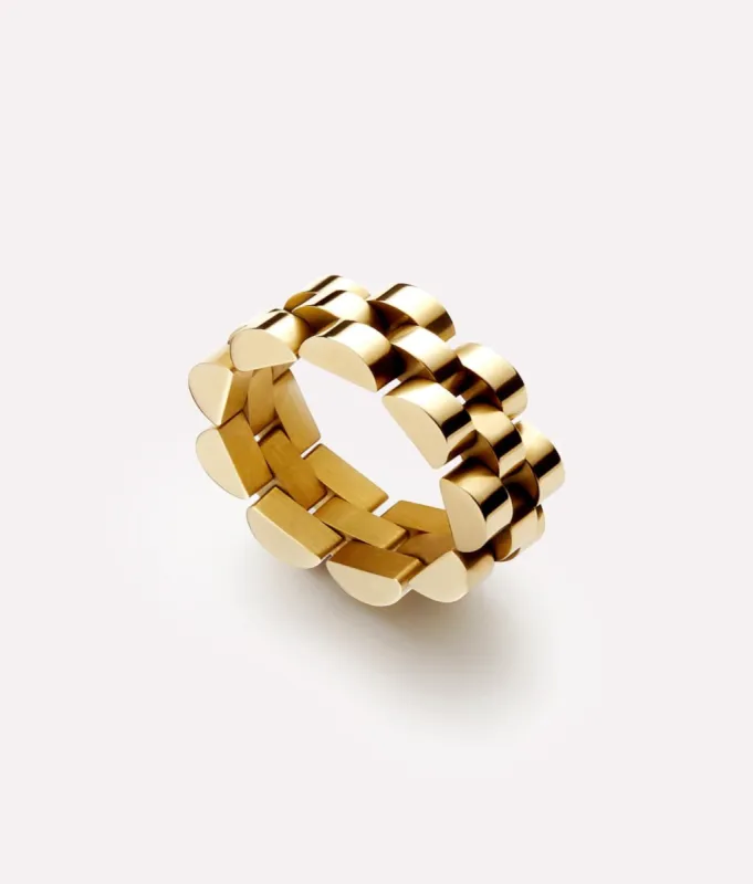 Parker Gold Statement Ring - Ana Luisa sold by Andie
