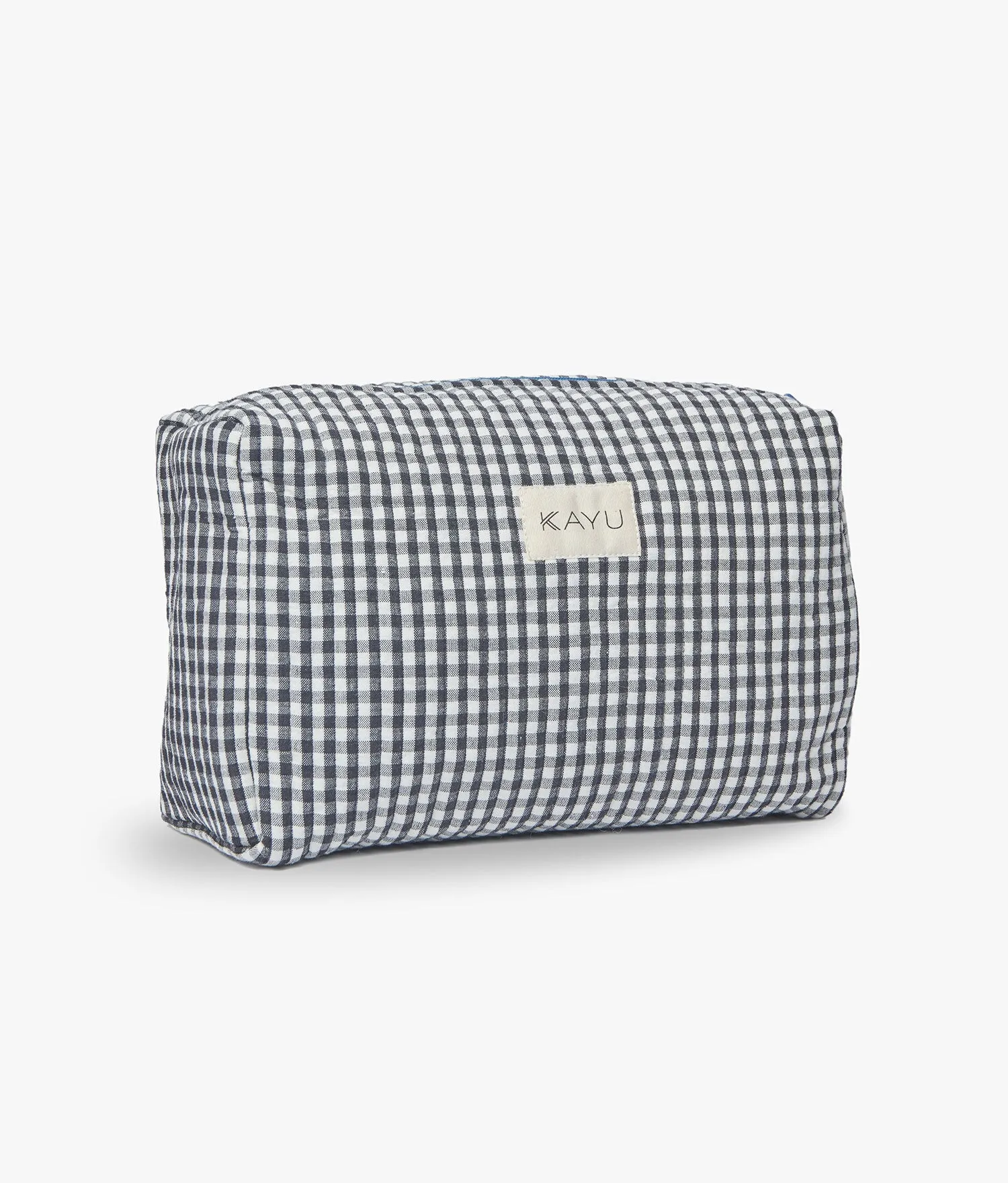 Elsie Travel Case Zip Pouch Bag (Black Gingham) sold by Andie product image thumbnail 3
