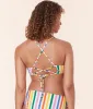 The Fiji Bikini Top - Eco Nylon - Rainbow Stripe sold by Andie