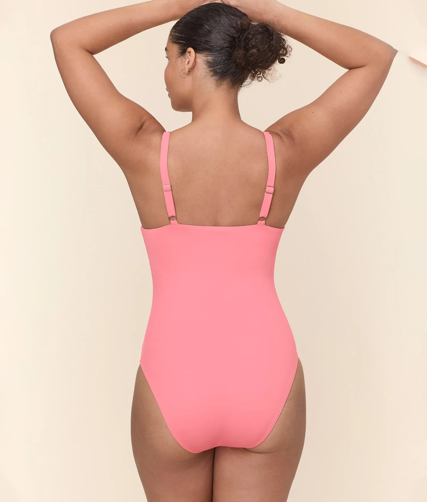 The Macao One Piece - Eco Nylon - Petal - Long Torso sold by Andie product image thumbnail 2