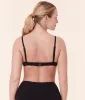 The Bermuda Bikini Top - Terry Dot - Black sold by Andie